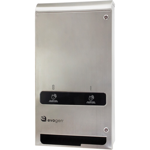 EvoGen&reg; EVNT3 No-Touch Dual Pad & Tampon Dispenser Moffatt Supply & Specialties