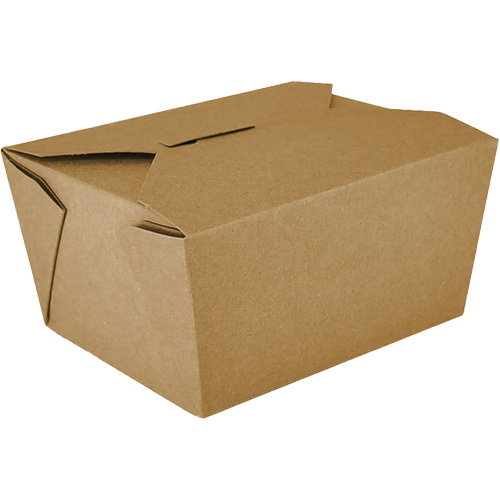 Kraft Take Out Food Containers, Corrugated, Rectangular Moffatt Supply & Specialties