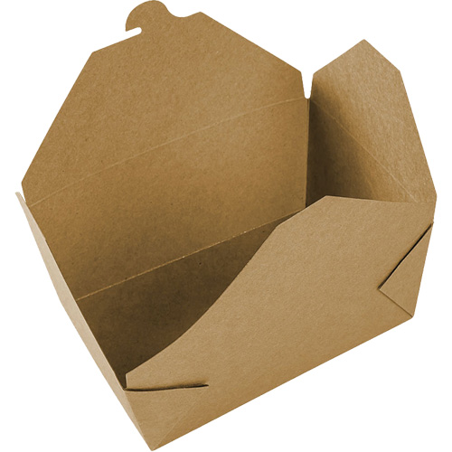 Kraft Take Out Food Containers, Corrugated, Rectangular Moffatt Supply & Specialties