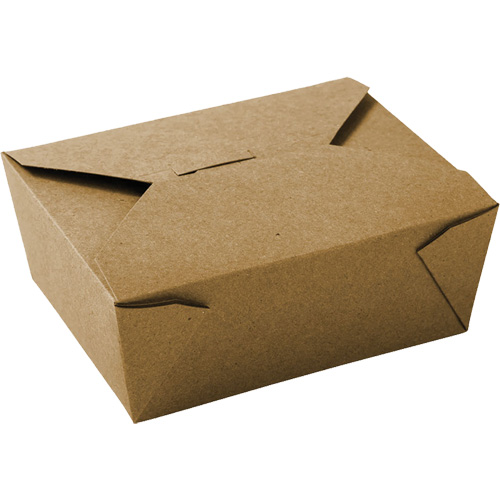 Contenants pour aliments &agrave; emporter Kraft, Ondul&eacute;, Rectangulaire Moffatt Supply & Specialties