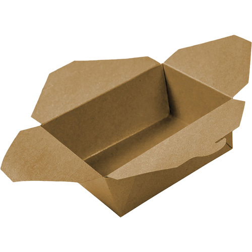 Contenants pour aliments &agrave; emporter Kraft, Ondul&eacute;, Rectangulaire Moffatt Supply & Specialties