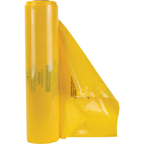 Hazardous Waste Liners, Asbestos, 40" L x 26" W, 3 mils Moffatt Supply & Specialties