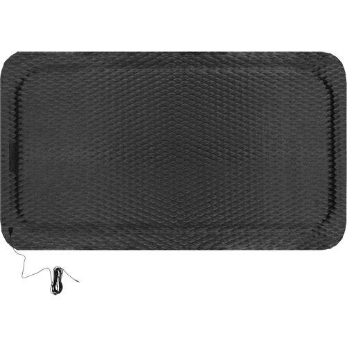 Hog Heaven Electrically Conductive Mat, 3' W x 5' L, 5/8" Thickness, Black, Nitrile Moffatt Supply & Specialties