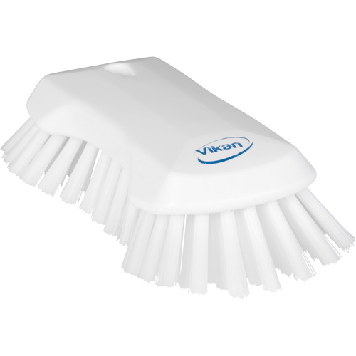 Brosse &agrave; main, Soies Tr&egrave;s ferme, Longueur de 9-1/10", Blanc Moffatt Supply & Specialties