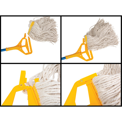 Poign&eacute;e avec agrafe, Fibre de verre/Plastique, Pointe Barri&egrave;re ouverte, 60" lo Moffatt Supply & Specialties