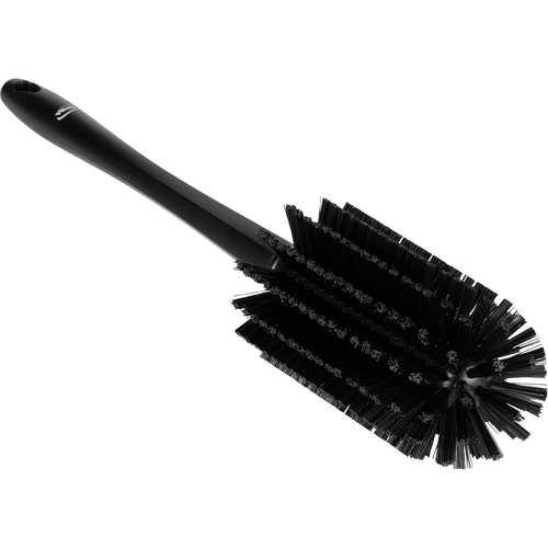 Brosse moyenne avec manche, Soies Ferme, Longueur de 17", Noir Moffatt Supply & Specialties