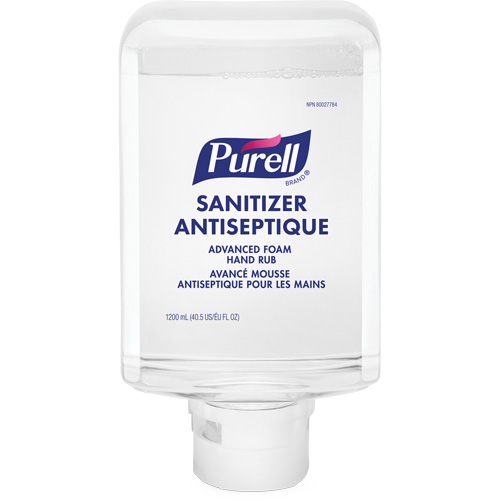 ES10 Advanced Hand Sanitizer Foam, 1200 ml, Cartridge Refill, 70% Alcohol Moffatt Supply & Specialties