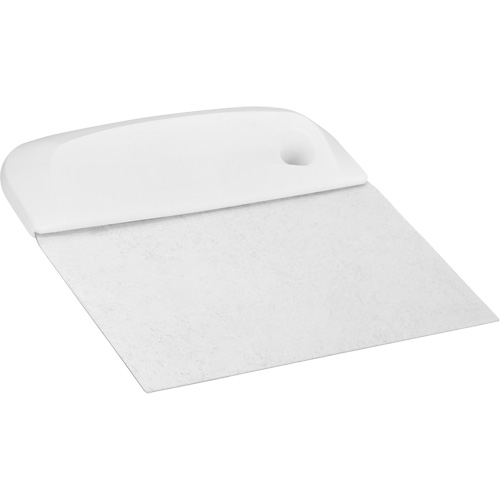 Flexible Stainless Steel Dough Cutter/Scraper, White, 4-1/2" W x 5-3/4" L Moffatt Supply & Specialties