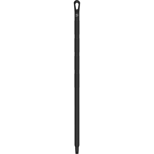 Ultra Hygienic Handle, Broom, Black, Standard, 39-2/5" L Moffatt Supply & Specialties