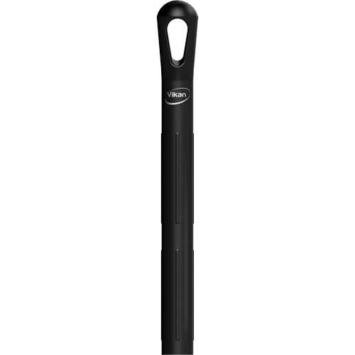 Ultra Hygienic Handle, Broom, Black, Standard, 39-2/5" L Moffatt Supply & Specialties