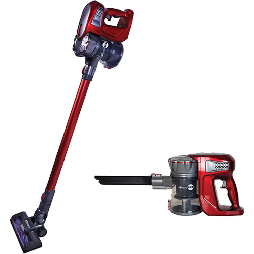 Rapid Red Cordless Stick Vacuum, Dry, 0.5 US Gal. (1.89 Litres) Moffatt Supply & Specialties