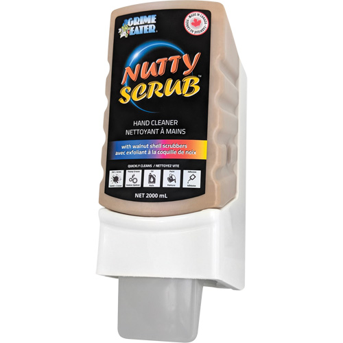 Nutty Scrub Hand Cleaner with Walnut Shell Scrubbers, Pumice, 2000 ml, Plastic Cartridge, Unscented Moffatt Supply & Specialties