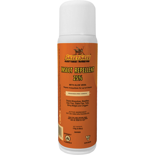 Insect Repellent, 25% DEET, Aerosol, 170 g Moffatt Supply & Specialties