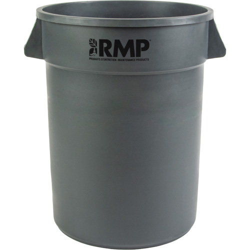 Garbage Bin, Polyethylene, 32 US gal. Moffatt Supply & Specialties