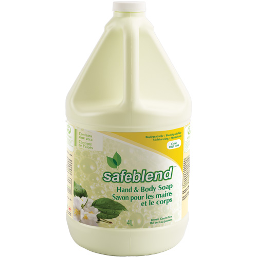 Savon pour les mains et le corps au th&eacute; vert et jasmin, Liquide, 4 L, Parfum&eacute; Moffatt Supply & Specialties