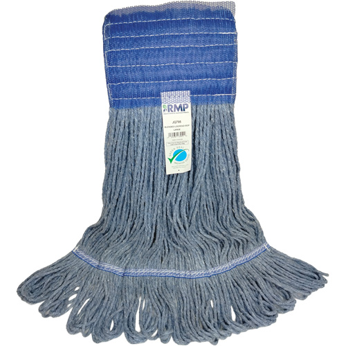 T&ecirc;te de vadrouille &agrave; bande large, Antimicrobien/Finition de plancher/Sp&eacute;cialis&eacute;, Coton/Rayonne/Synth&eacute;tique, Style Boucle Moffatt Supply & Specialties