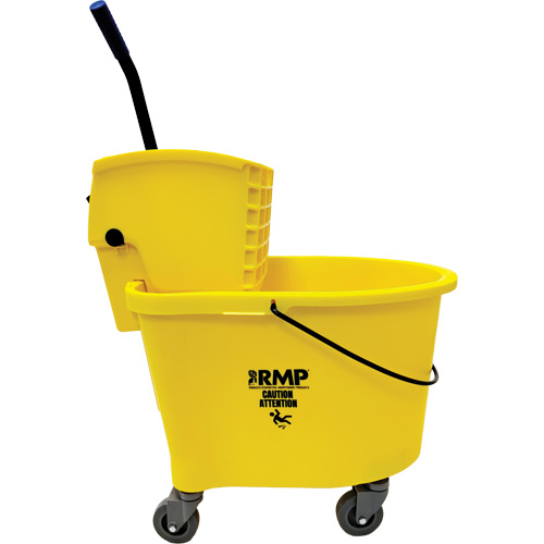 Seau pour vadrouille, Pression lat&eacute;rale, 8,75 gal. US (35 pintes) Moffatt Supply & Specialties