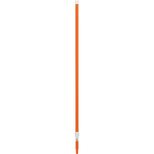 Handle, Broom/Brush/Dust Mop/Pad Holder/Scraper/Squeegee/Wet Mop, Orange, Telescopic, 62" - 109-2/5" L Moffatt Supply & Specialties