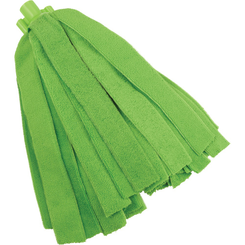 Socket Mop, Green, Microfibre, Cut Style Moffatt Supply & Specialties