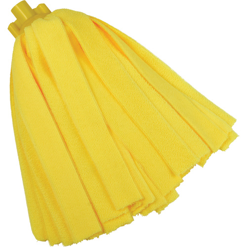 Socket Mop, Yellow, Microfibre, Cut Style Moffatt Supply & Specialties