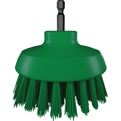 HyDrive Round Drill Brush, Extra Stiff Bristles, 3-1/10" Long, Green Moffatt Supply & Specialties