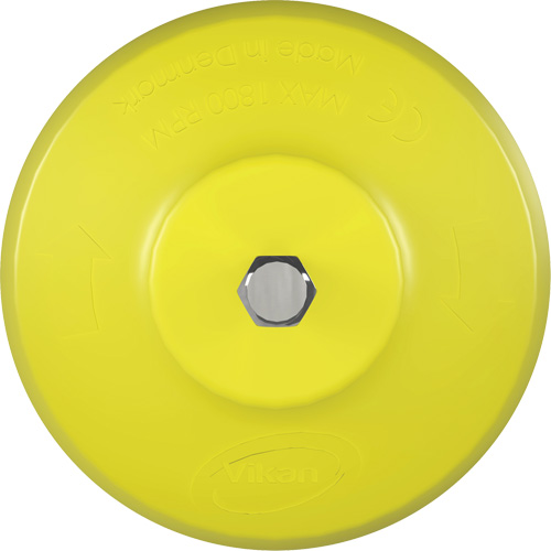 HyDrive Round Drill Brush, Extra Stiff Bristles, 3-1/10" Long, Yellow Moffatt Supply & Specialties