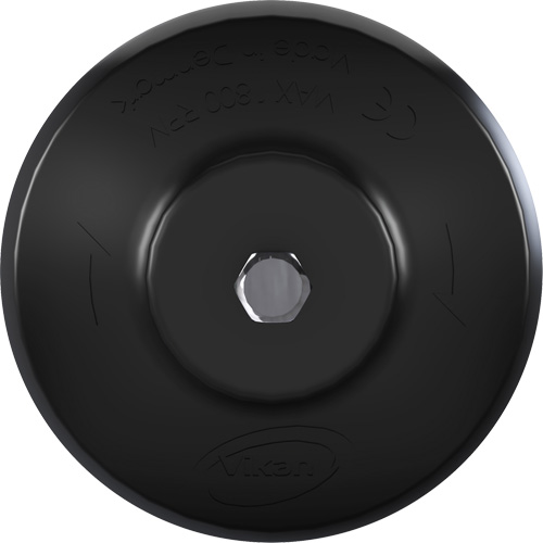 Brosse ronde HyDrive pour perceuse, Soies Tr&egrave;s ferme, Longueur de 3-1/10", Noir Moffatt Supply & Specialties