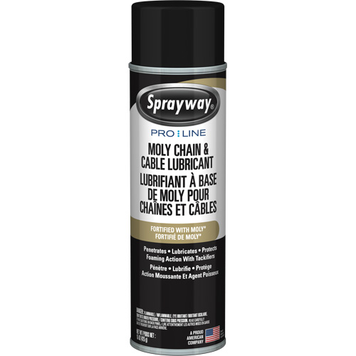 Pro Line Moly Chain & Cable Lubricant, Aerosol Can Moffatt Supply & Specialties