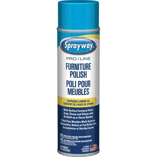 Polissage pour mobilier Pro Line avec huile de citron, 19 oz., Canette a&eacute;rosol Moffatt Supply & Specialties