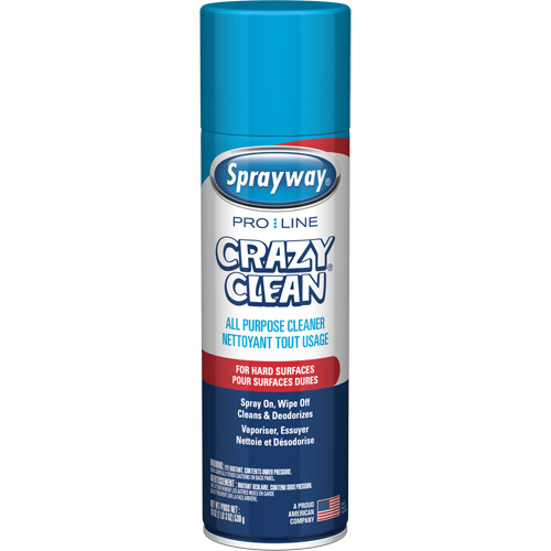 Pro Line Crazy Clean&reg; All Purpose Crazy Cleaner, 19 oz., Aerosol Can Moffatt Supply & Specialties