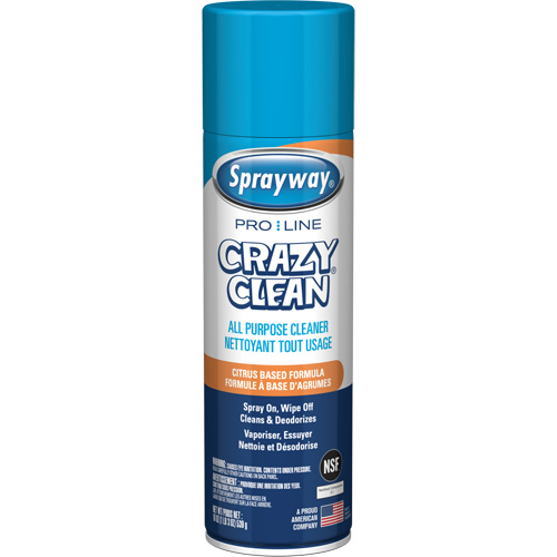 Pro Line Crazy Clean&reg; All Purpose Cleaner, 19 oz., Aerosol Can Moffatt Supply & Specialties
