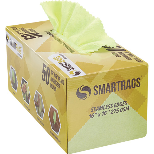 SmartRags&reg; Heavy-Weight Cloth, Microfibre, Yellow Moffatt Supply & Specialties
