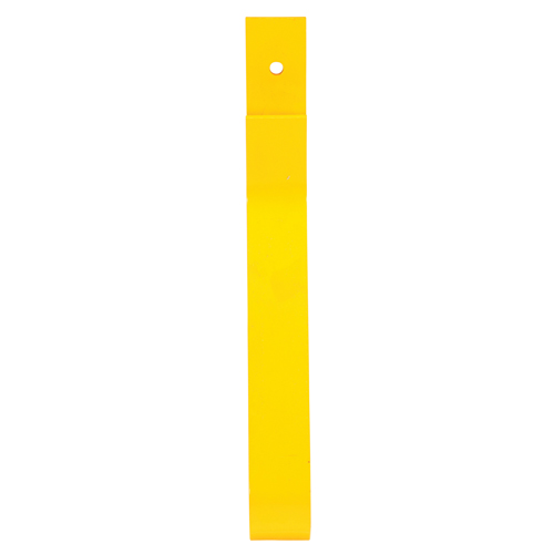 Poteau de garde-corps, Acier, 10-3/4" lo x 24" h, Jaune Moffatt Supply & Specialties