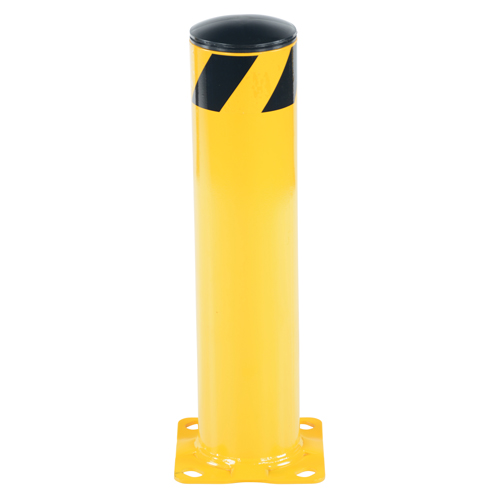 Butoir de s&eacute;curit&eacute;, Acier, 24" h x 5-1/2" la, Jaune Moffatt Supply & Specialties