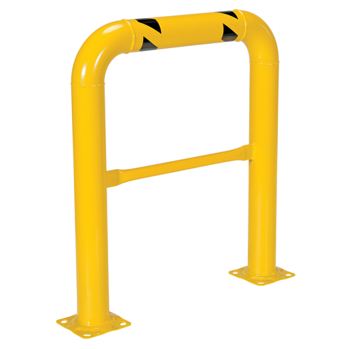 High Profile Machinery Guards, 3' W x 3.5' H, Yellow Moffatt Supply & Specialties