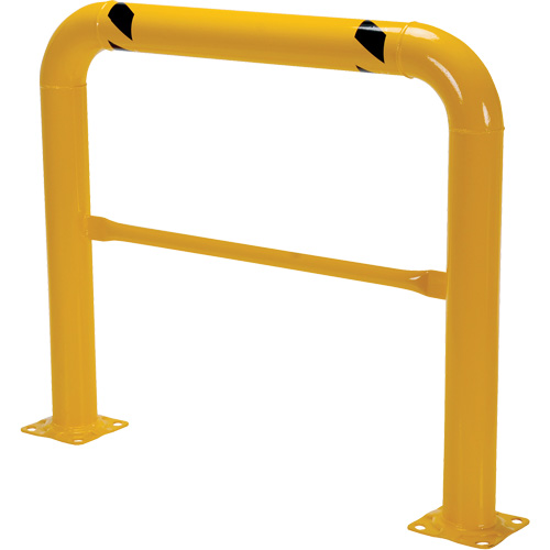 High Profile Machinery Guards, 4' W x 3.5' H, Yellow Moffatt Supply & Specialties