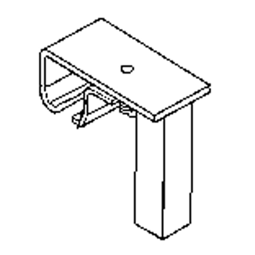 Track Bracket for Floor Support Hardware Moffatt Supply & Specialties