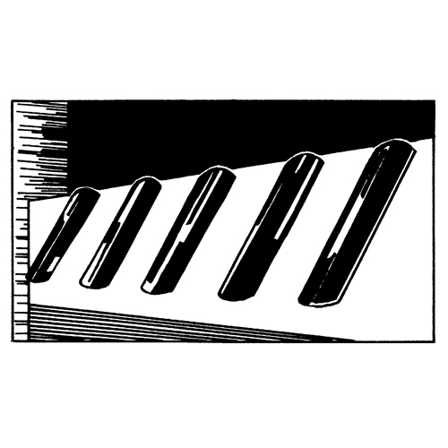 D&eacute;fenses de quai en caoutchouc refoul&eacute;, Caoutchouc, 4-1/2" la x 12" lo x 3-3/4" p Moffatt Supply & Specialties