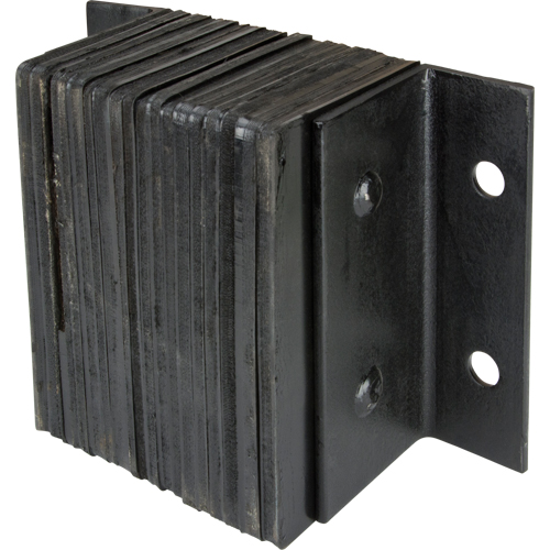 Butoirs de quai lamell&eacute;s, Horizontal, Caoutchouc, 12" la x 6" p x 10" h Moffatt Supply & Specialties