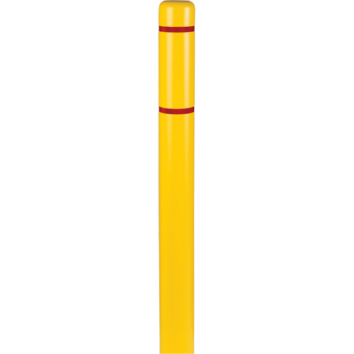 Capuchons en polyethylene pour borne de protection, 4-1/2" dia. x 52" l, Jaune Moffatt Supply & Specialties