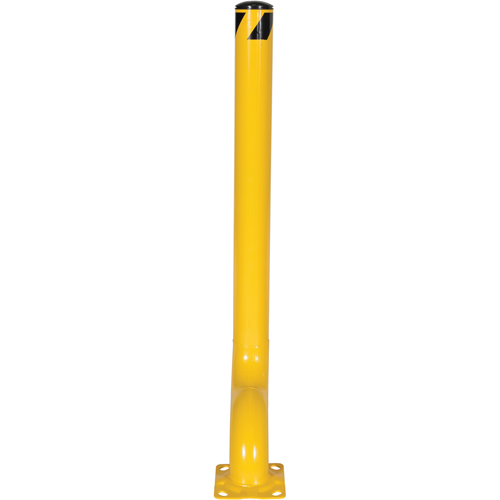 Borne d&eacute;sax&eacute;e, Acier, 54" h x 4-1/2" la, Jaune Moffatt Supply & Specialties