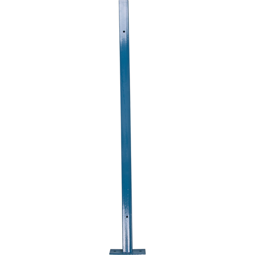 Poteau universel, 4,125' h x 2" la, Bleu Moffatt Supply & Specialties