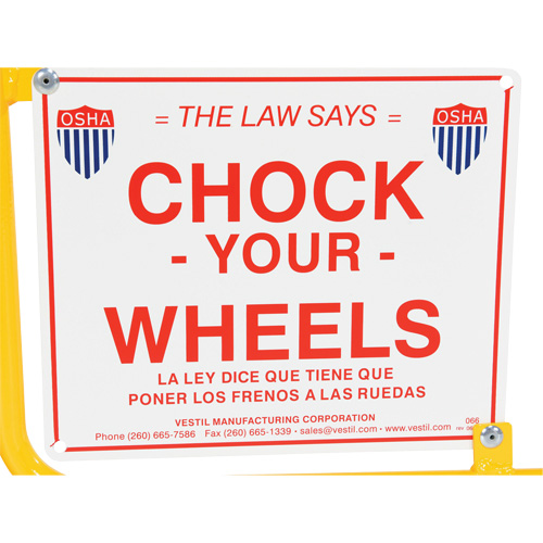 Flag Rail Chock Moffatt Supply & Specialties