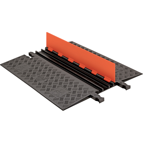 Guard Dog&reg; Low Profile ADA/DDA Cable Protector, 3 Channels, 36" L x 30.3" W x 1.25" H Moffatt Supply & Specialties