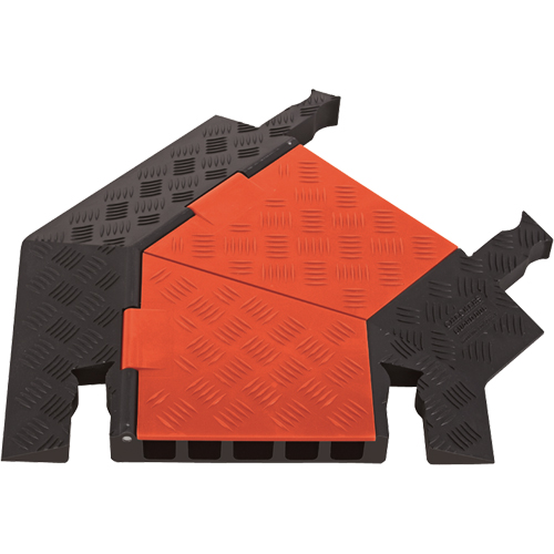 Protecteur de c&acirc;ble pour usage g&eacute;n&eacute;ral &agrave; 5 canaux Guard Dog, virage &agrave; droite Moffatt Supply & Specialties