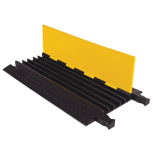 Protecteur de c&acirc;ble robuste Yellow Jacket, 5 canaux, 36" lo x 19,75" la x 1,875" h Moffatt Supply & Specialties