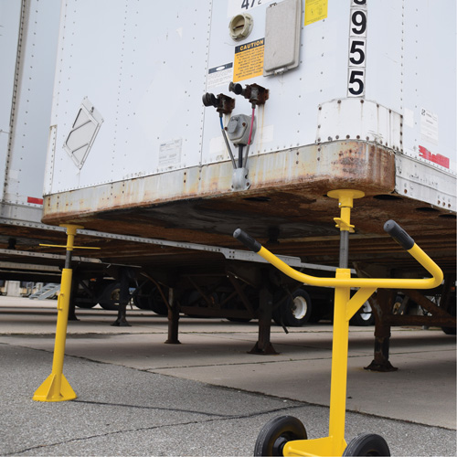 Two-Post Trailer-Stabilizing Jack Stands, 50 tons Lift Capacity Moffatt Supply & Specialties