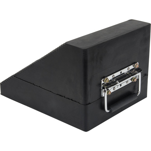Wheel Chock, 10-5/8" x 8-5/8" x 7", Black Moffatt Supply & Specialties