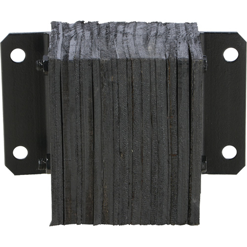 Butoir de quai lamell&eacute;, Horizontal, Caoutchouc, 12" la x 6" p x 10" h Moffatt Supply & Specialties