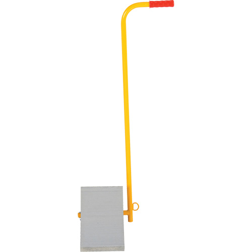 Aluminum Wheel Chock With Handle, 7" W x 11-7/8" D x 7-11/16" H Moffatt Supply & Specialties
